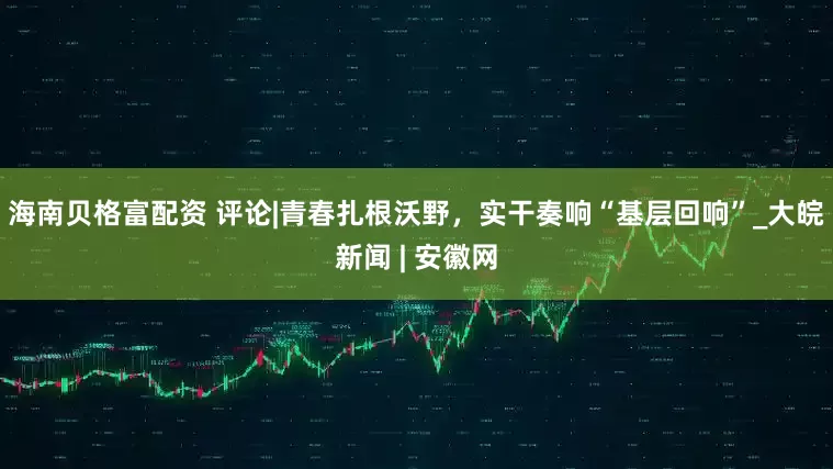 海南贝格富配资 评论|青春扎根沃野，实干奏响“基层回响”_大皖新闻 | 安徽网