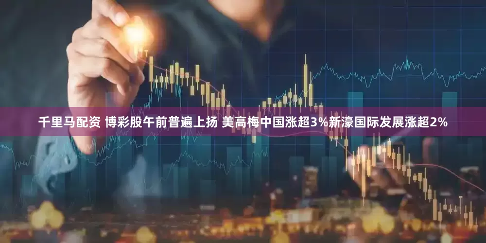 千里马配资 博彩股午前普遍上扬 美高梅中国涨超3%新濠国际发展涨超2%